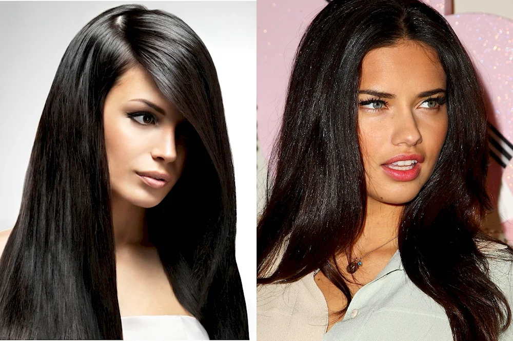 Dark brown hair colour