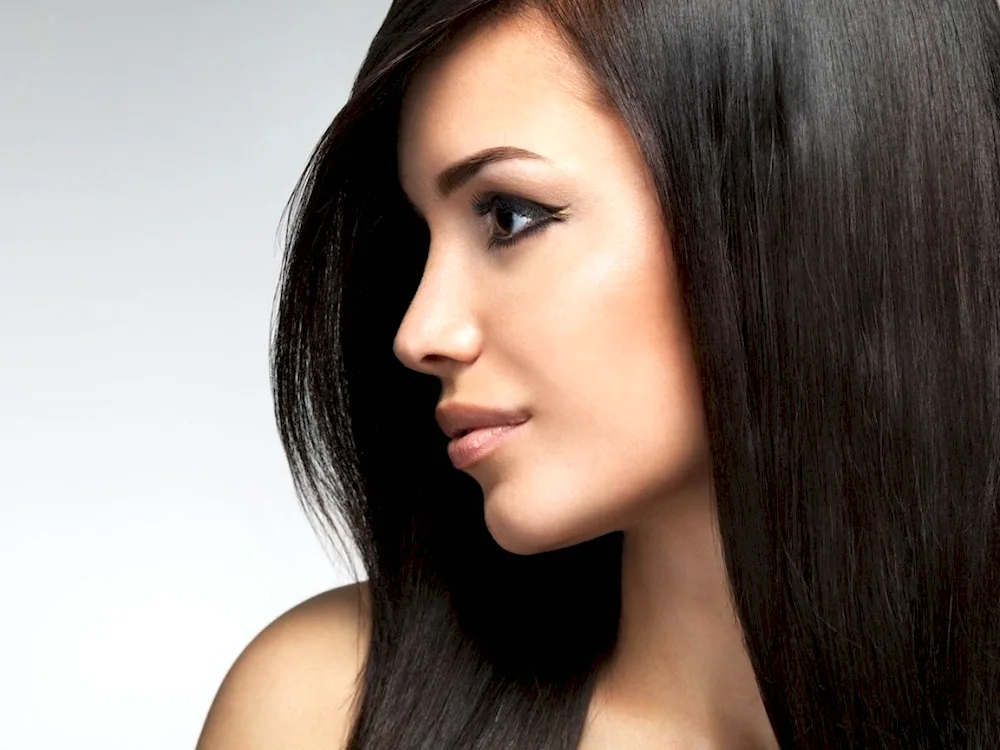 Dark brown hair colour