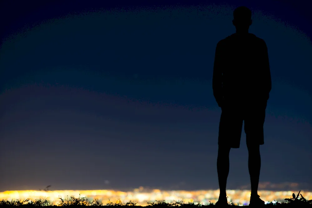 The dark silhouette