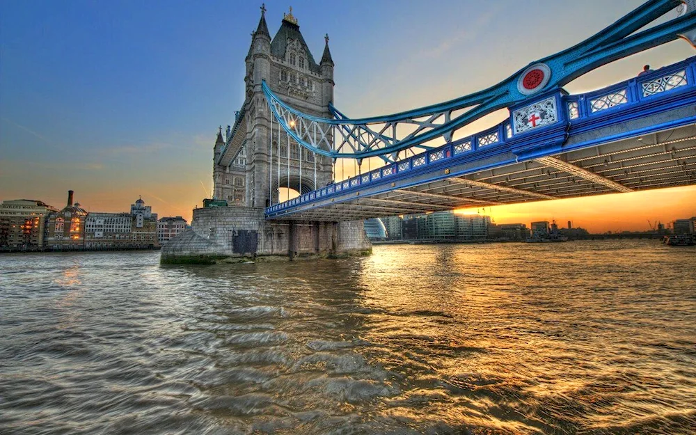 The Thames River in London