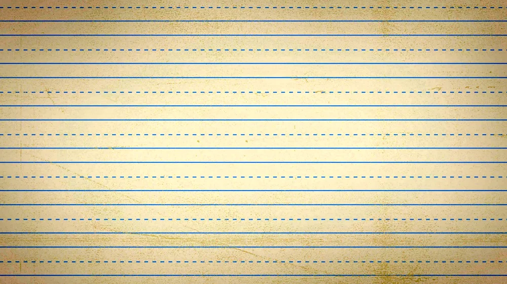 Lined notebook background