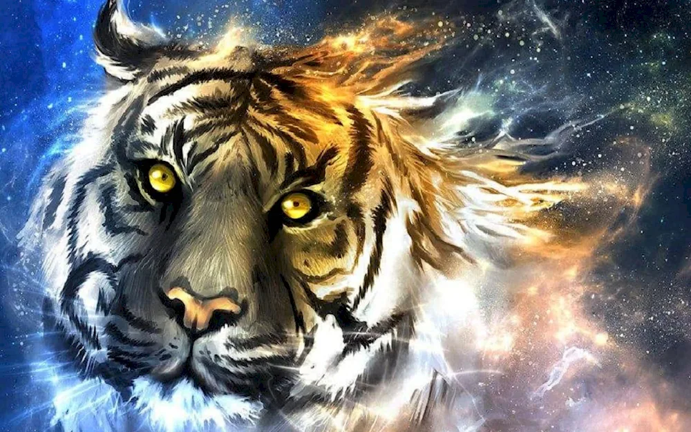 Ussuri tiger grin