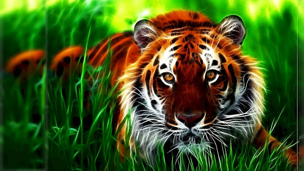 Tiger screensaver