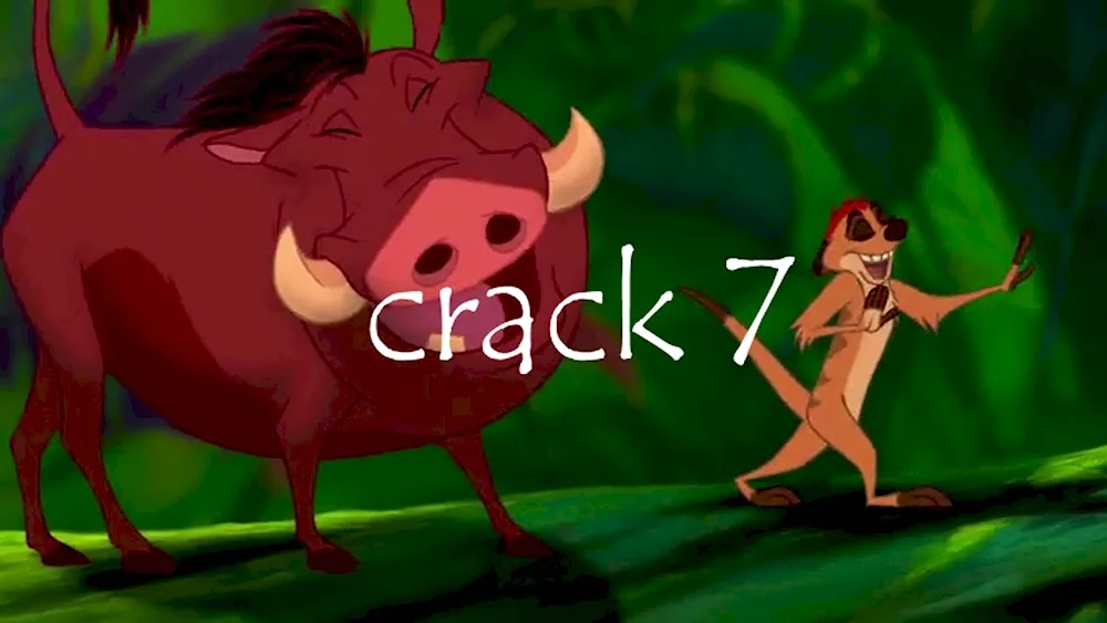 Timon and Pumbaa cartoon. Pumba