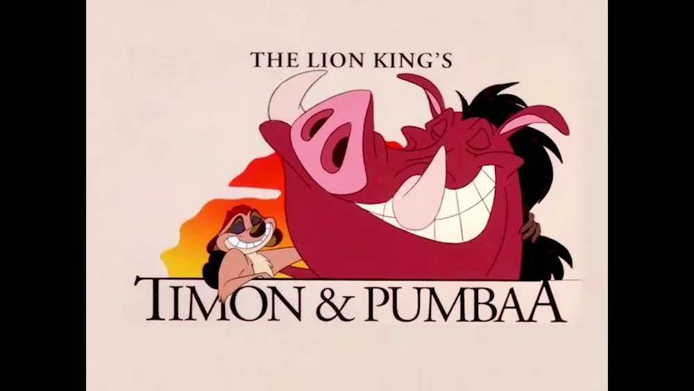 Timon and Pumbaa cartoon