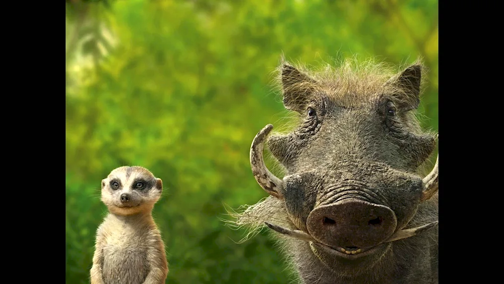 Akuna Matata Timon and Pumbaa cartoon