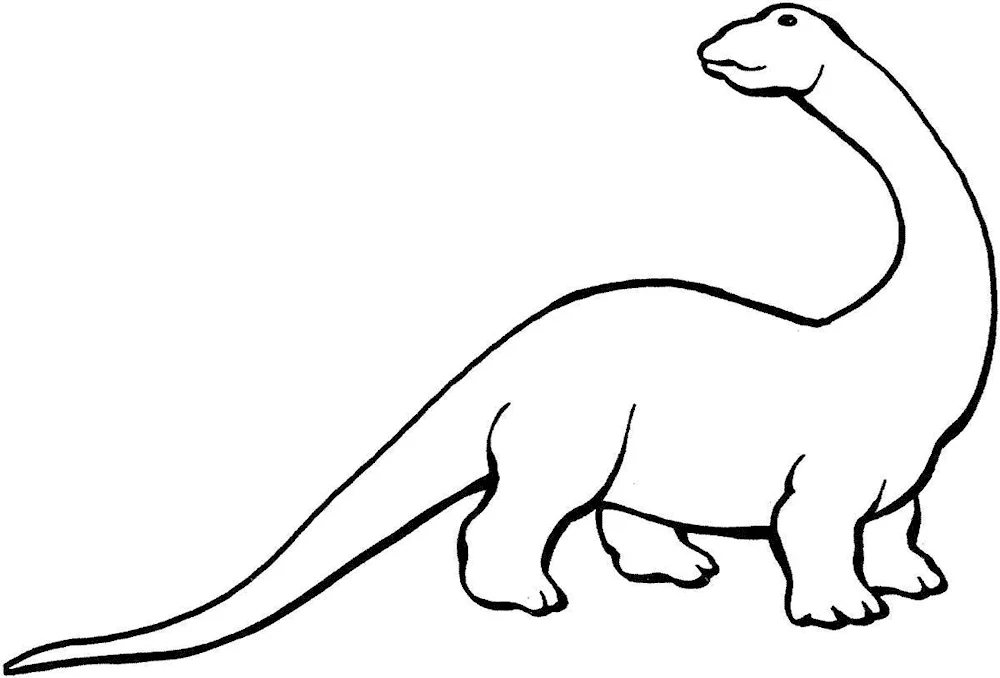 Dinosaur pencil drawing
