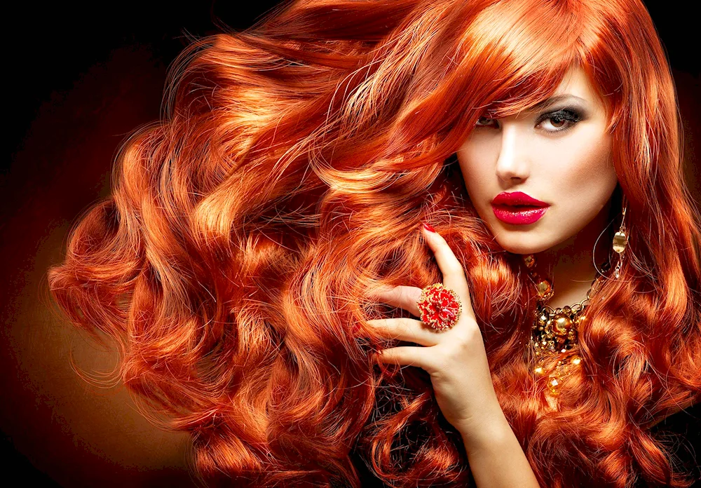 Red colouring on dark browns