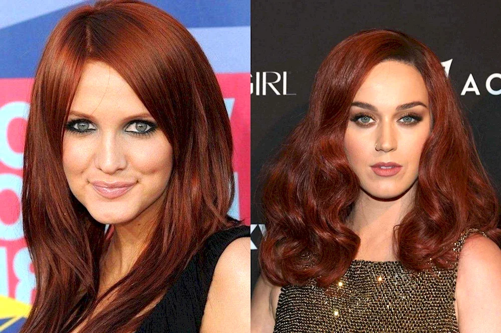 Titian red hair colour