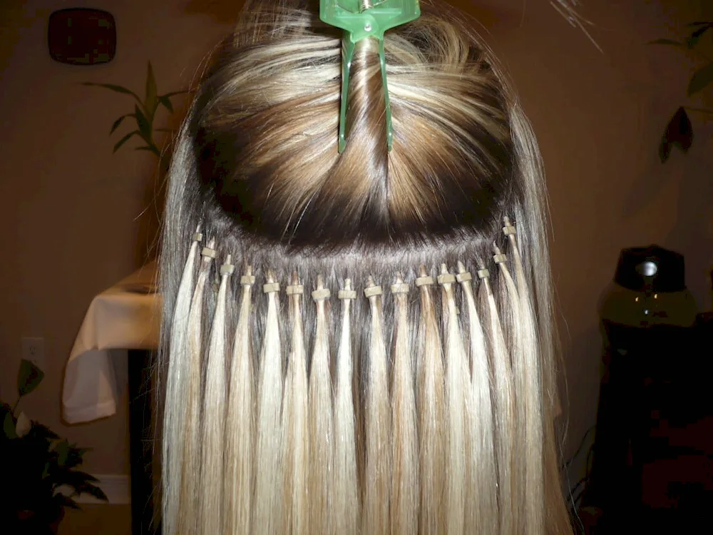 Italian capsule hair extension technology