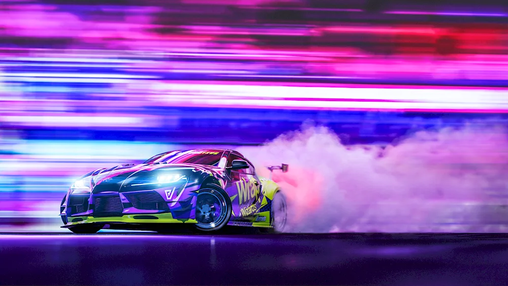 Toyota Supra neon