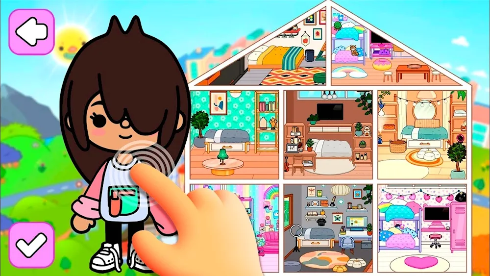 Toca boca. Characters