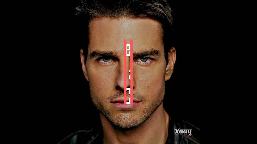 Tom Cruise full-face