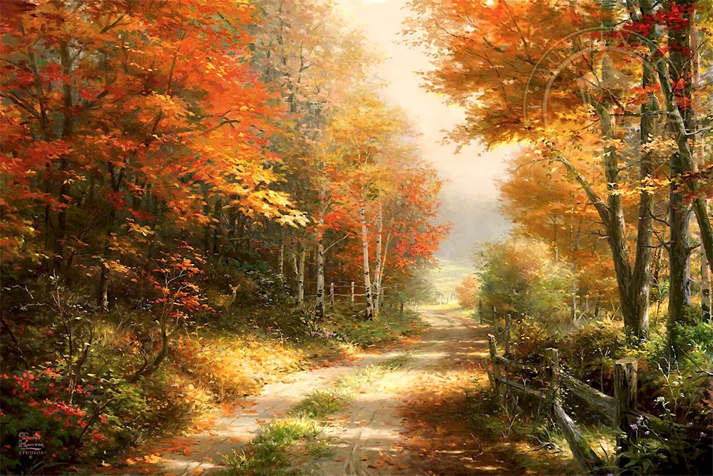 Thomas Kinkade autumn