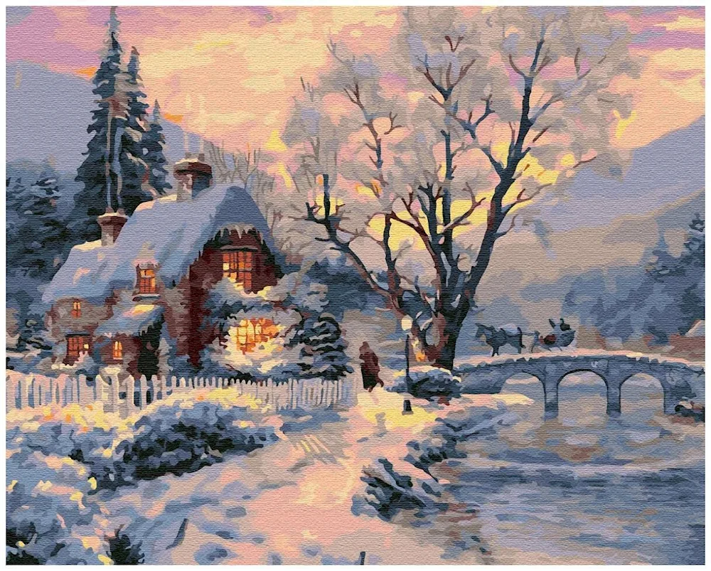 Thomas Kinkade Winter