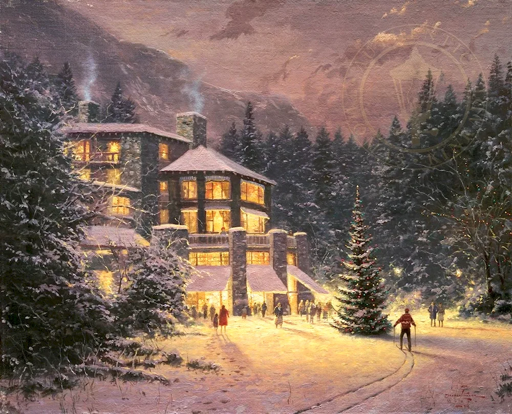 Thomas Kinkade winter