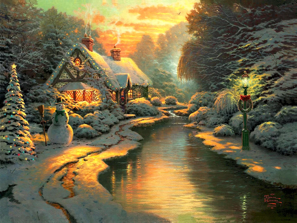 Thomas Kinkade winter