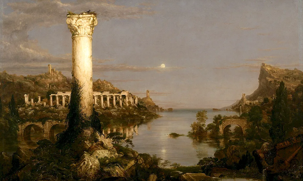 Thomas Cole ’the way of empire. The Collapse.’ 1841