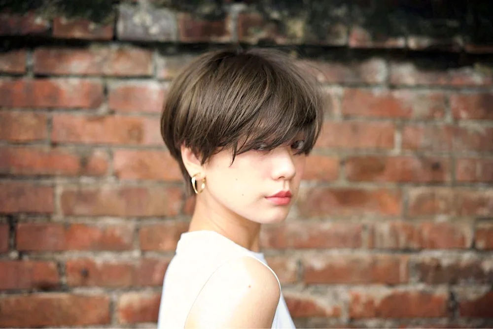 Korean Tomboy hairstyle Pixie hairstyle
