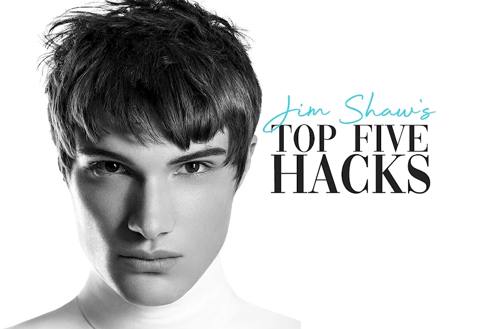 Zac Efron with bangs