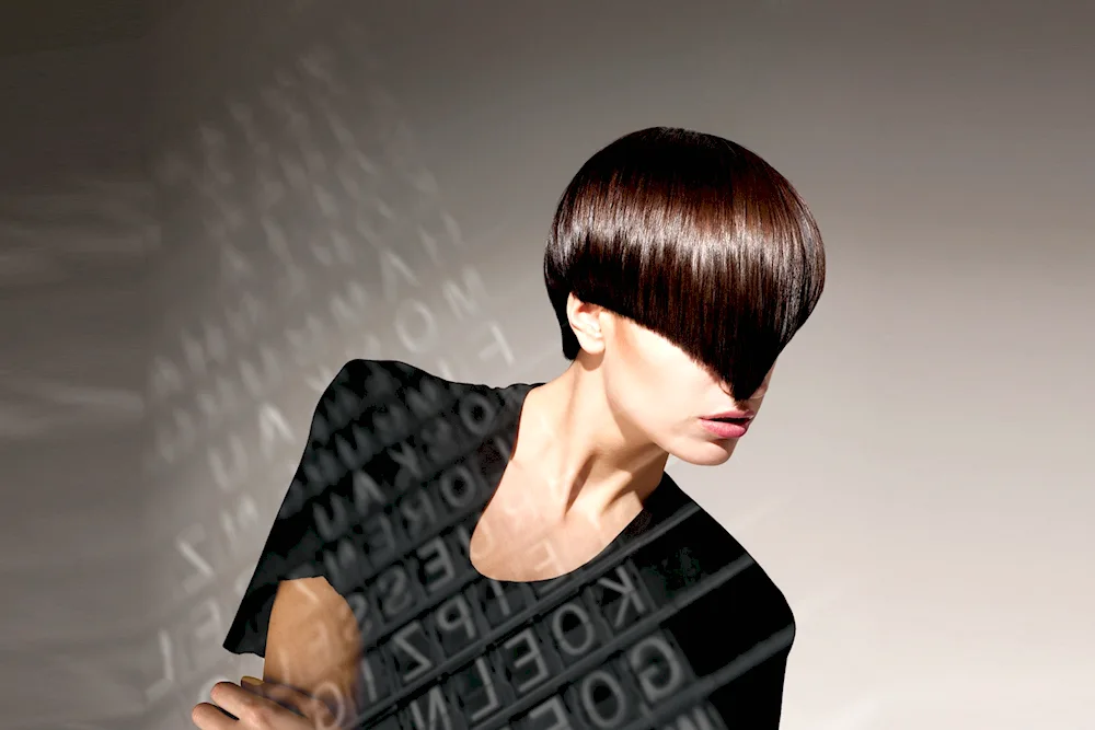 Short haircut from the back