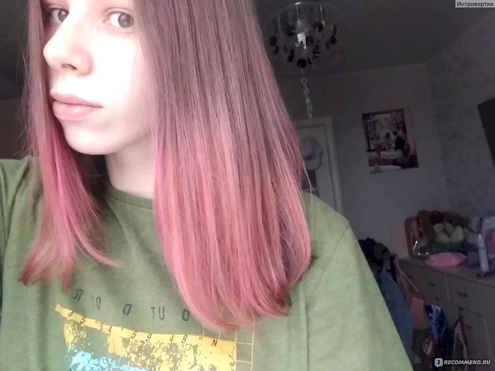 Blue tonic for blonde hair