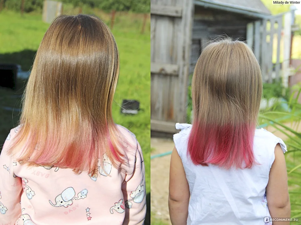 Green hair ends