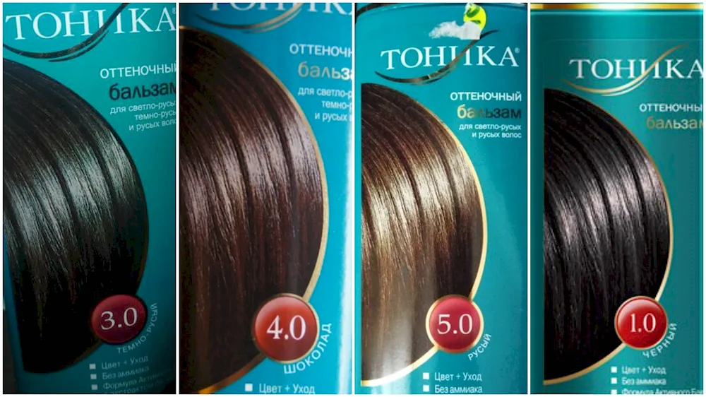 Tonics shade palette for darker hair