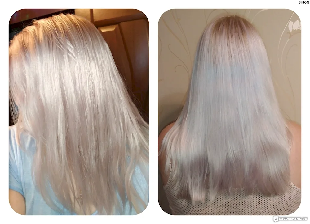 Tonic tonic tinting yellowing