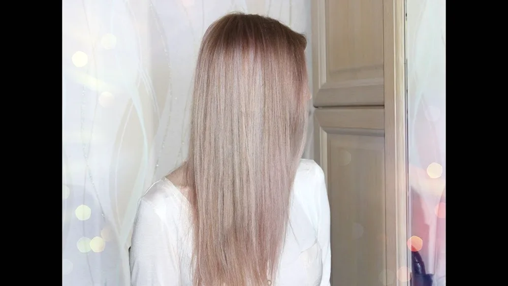Gloss dye blonde