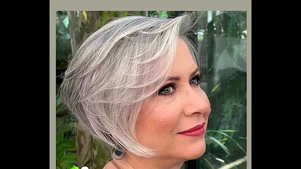 Toning grey hair in women