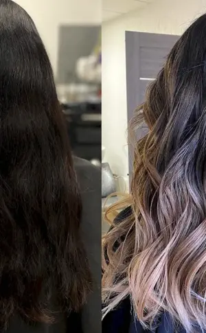 Toning dark hair