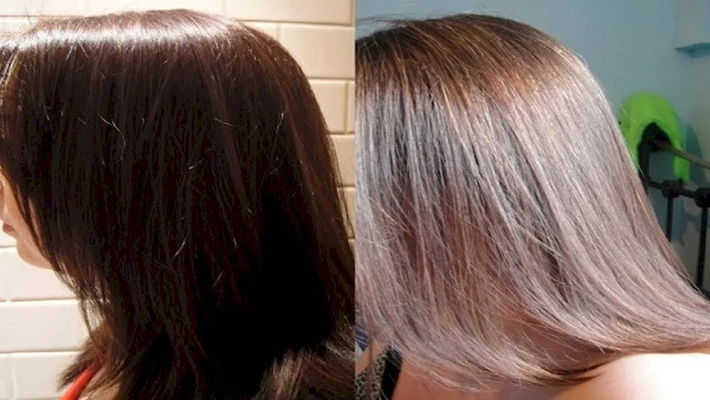 Out of black hair colour