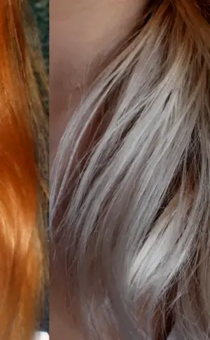Hair toning after bleaching
