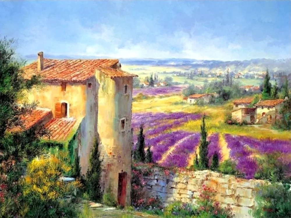Tuscany Provencal landscape
