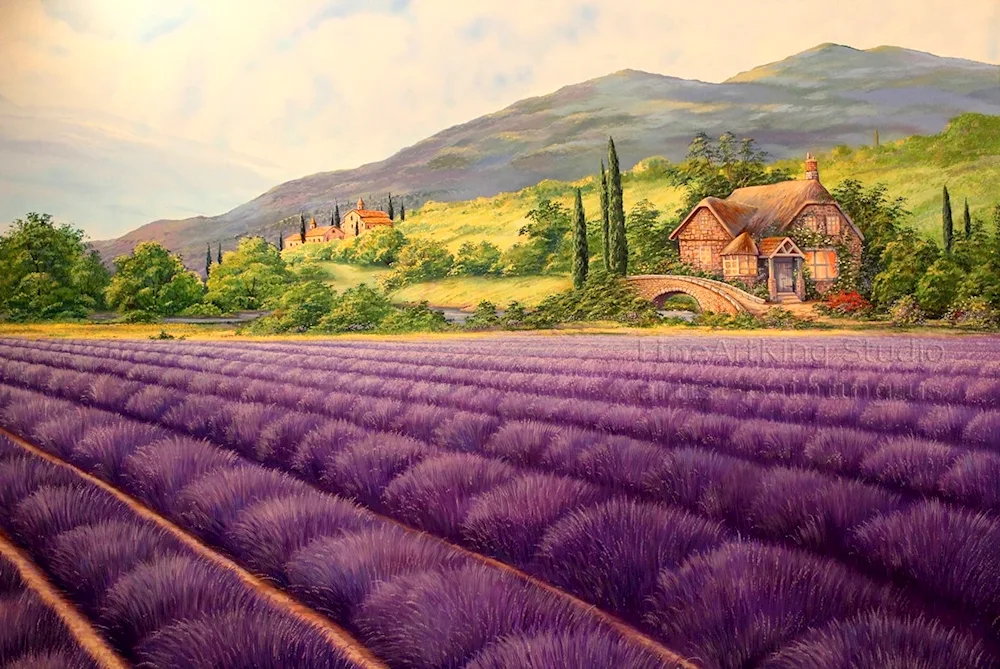 Tuscany Provencal landscape