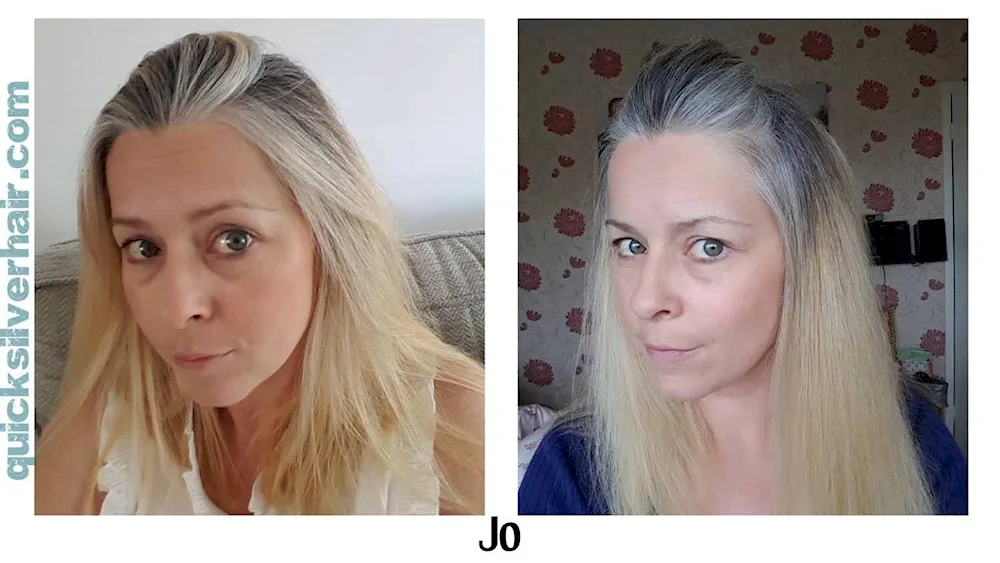 Total blonde outgrown roots