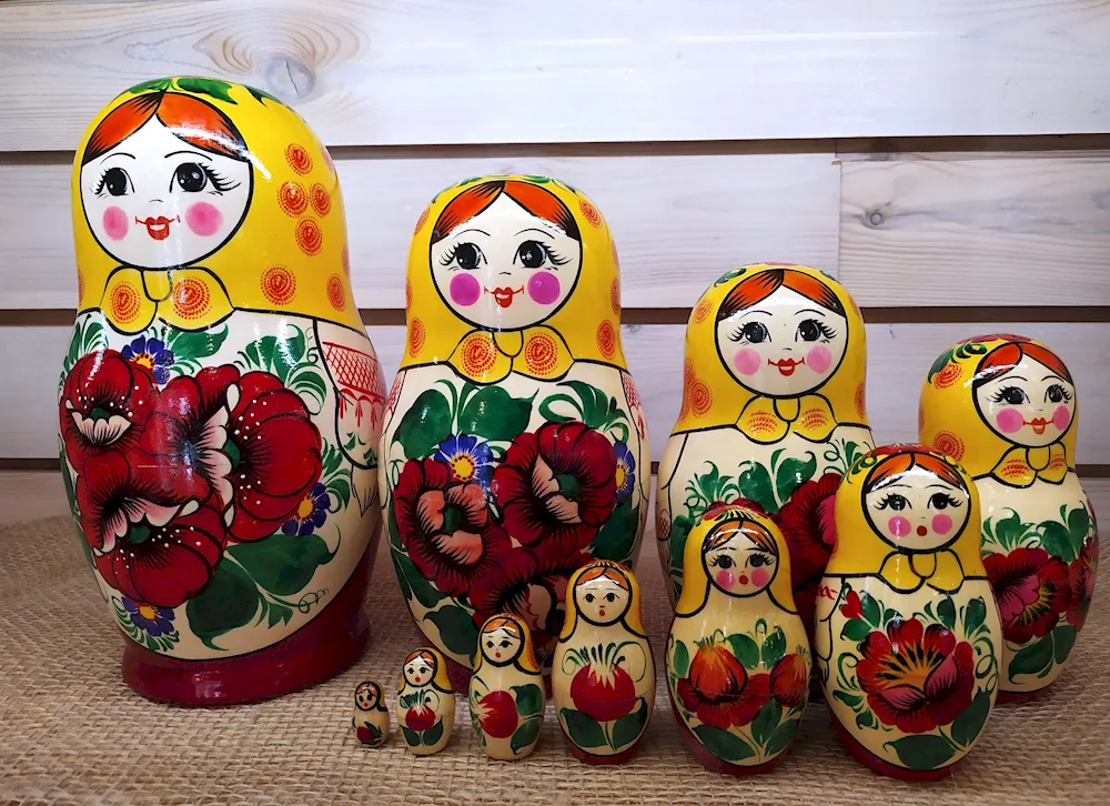 Traditional Vyatka Matryoshka