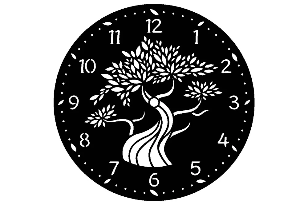 Watch face without hands