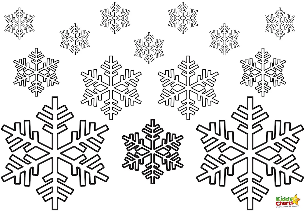 Snowflake stencil