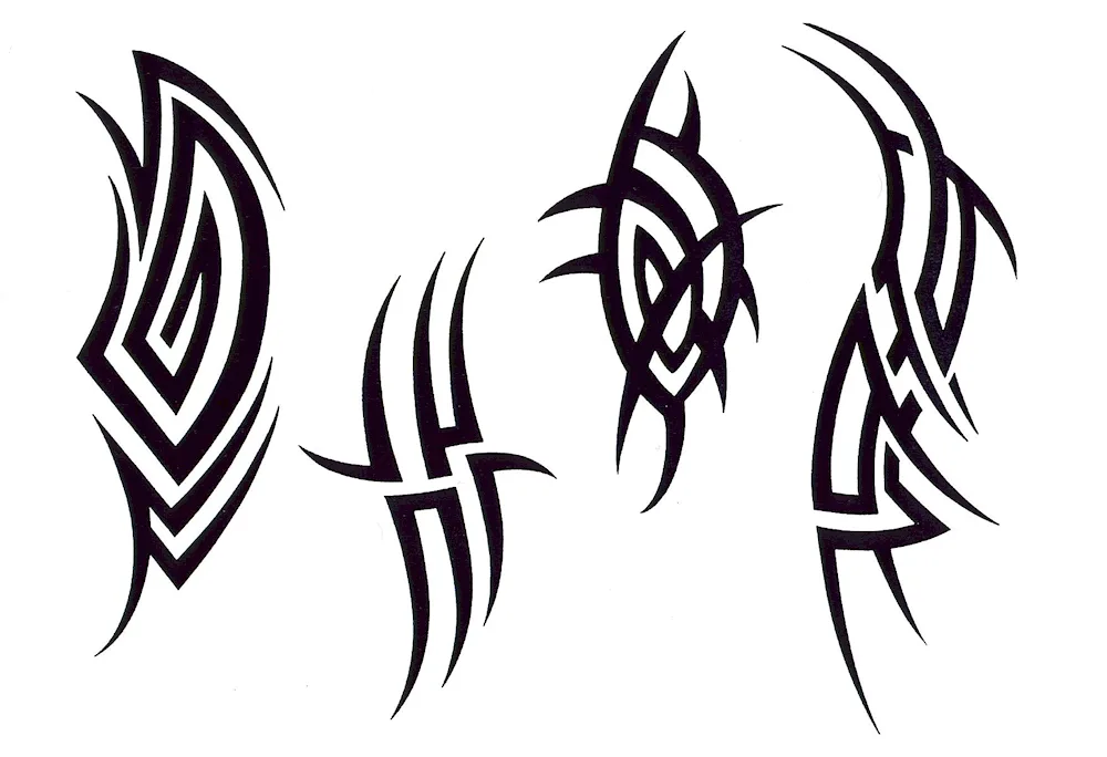 Tribal tattoo sketches