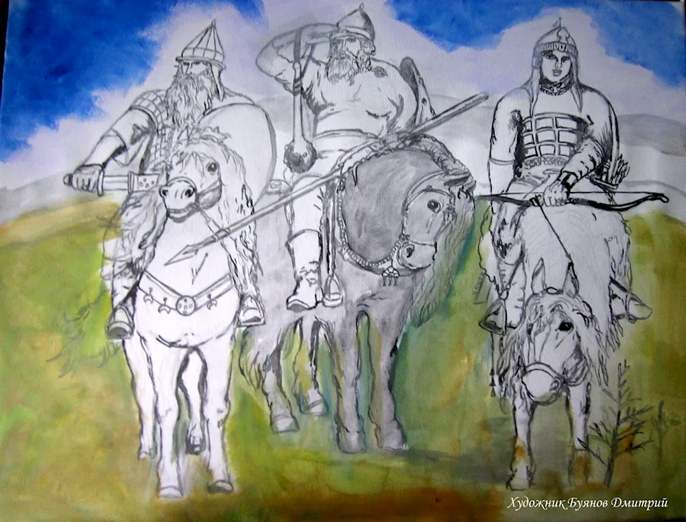 Three bogatyrs Vasnetsov