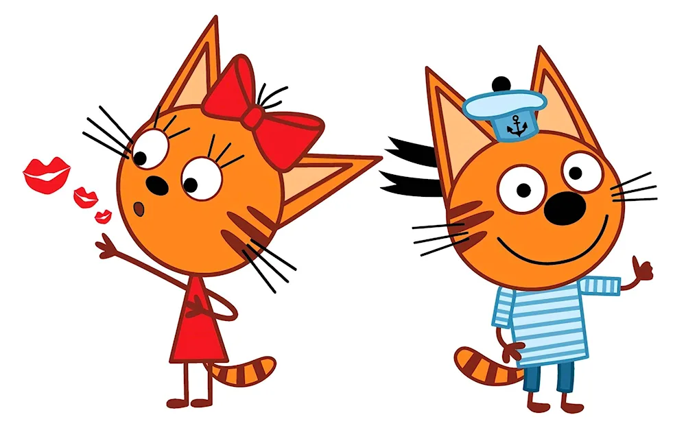 Three cats Korzhik Karamelka