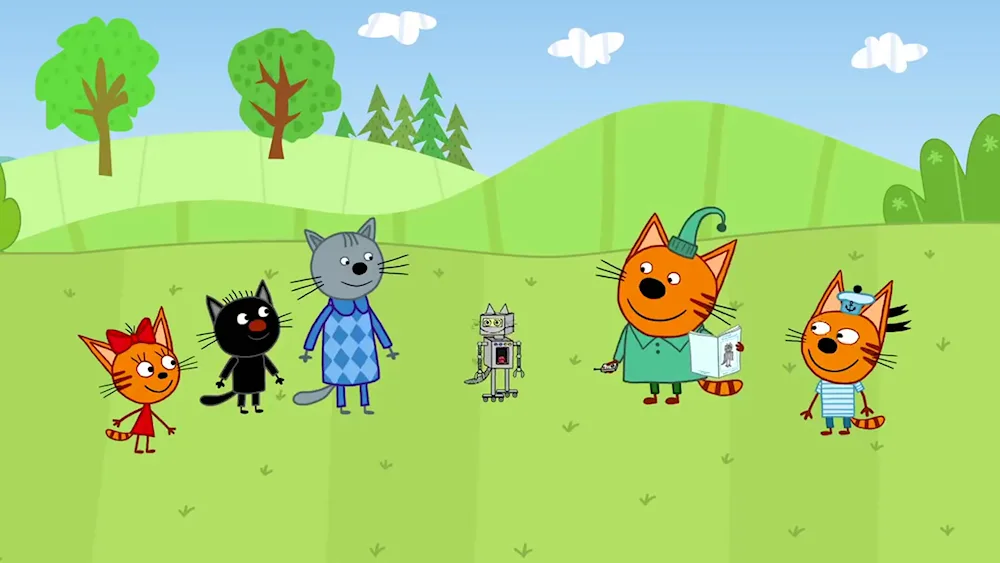 Multfilm three cats Karamelka