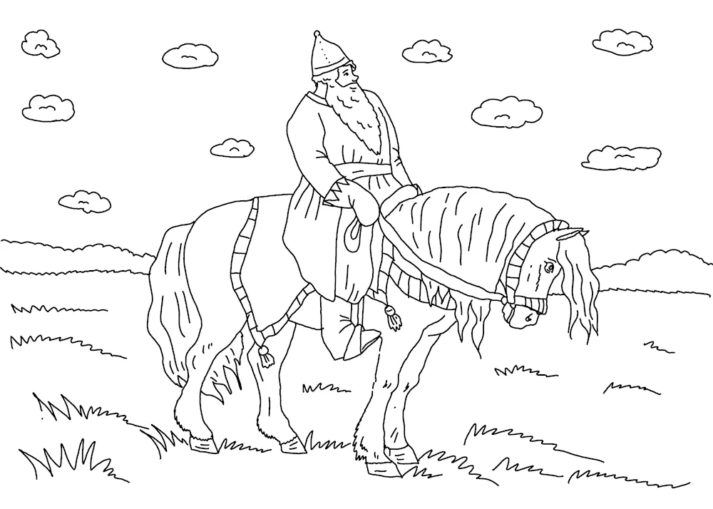 Three bogatyrs Ilya Muromets