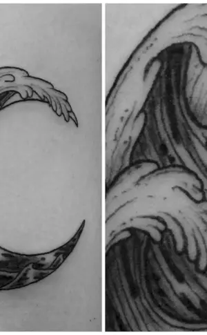 Triune Moon tattoo