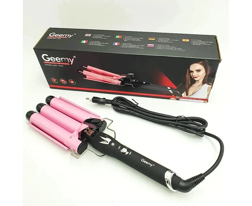 Triple curling iron Geemy GM- 1956 90w