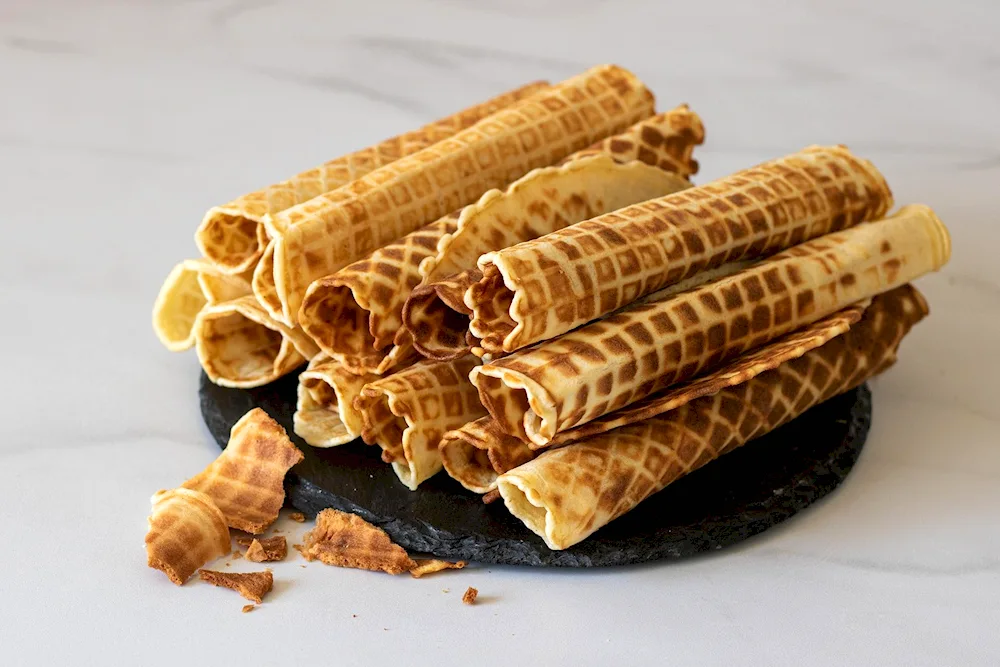 Tubes in the waffle iron
