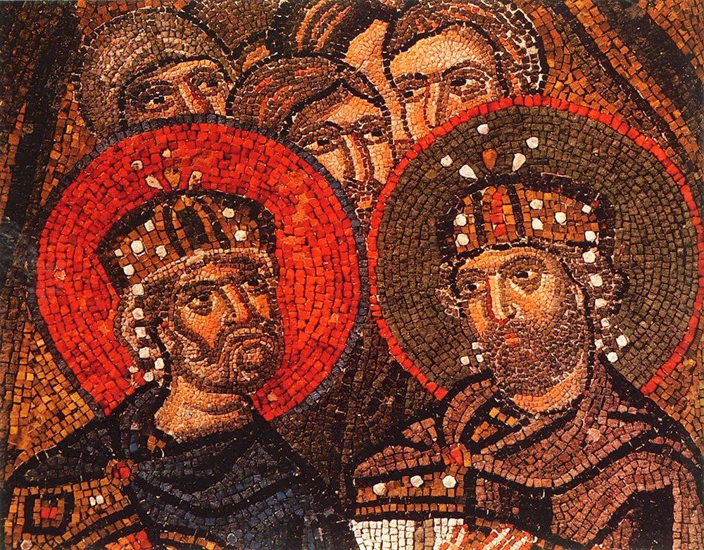 King David Byzantine mosaic