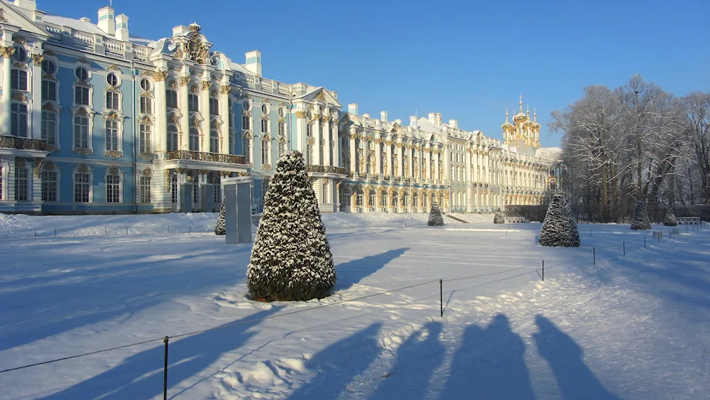 Tsarskoe Selo St. Petersburg winter